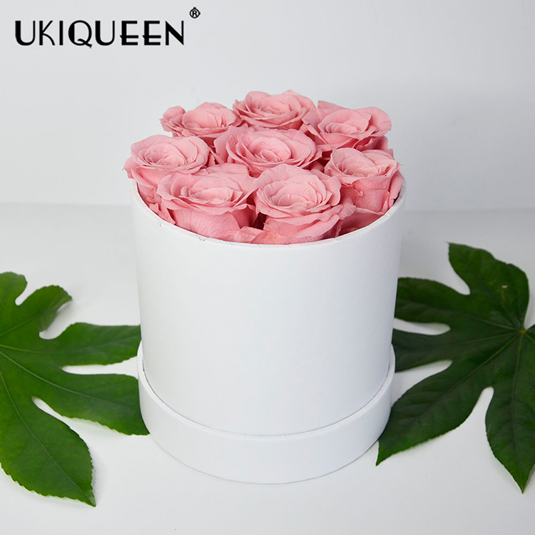 Für immer dekorative Blume getrocknete Blume unsterbliche Blumenbox unsterbliche frische Rosenbox